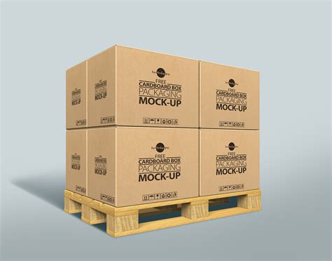 Free Cardboard Box Packaging Mock Up Psd For Graphic Designersfree