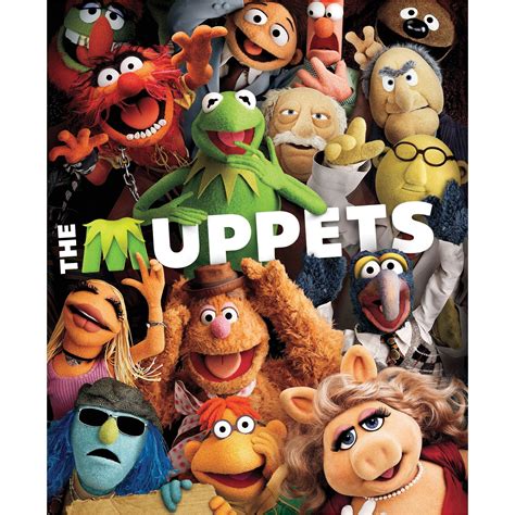 The Muppets Cast Mural Officially Licensed Disney Removable Wall Ad