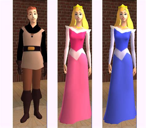 Mod The Sims The Sleeping Beauty Aurora And Prince Phillip