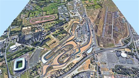 Circuit Des Heures Du Mans Sarthe Mmarena Buy Royalty Free D