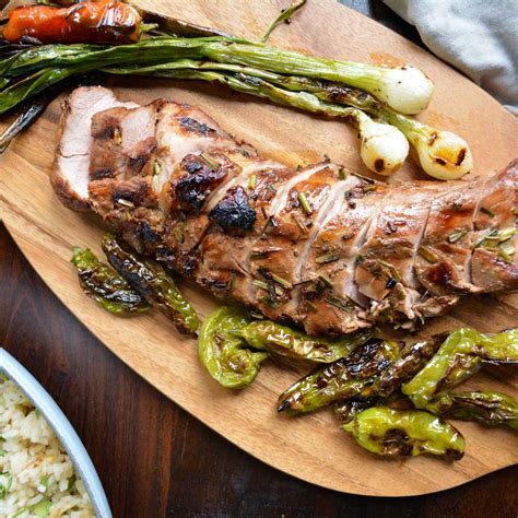 This is super easy, and super tender pork tenderloin. Grilled Pork Tenderloin with Honey Sesame Glaze ...