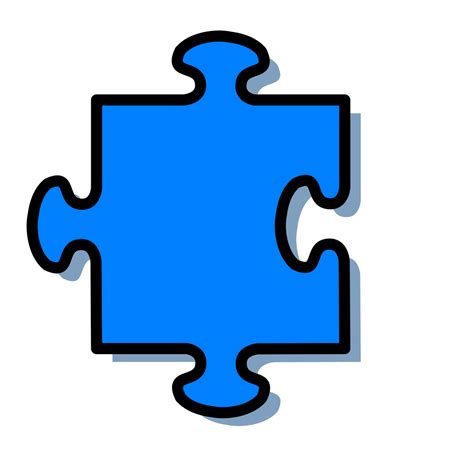 Light Blue Jigsaw Png Svg Clip Art For Web Download Clip Art Png