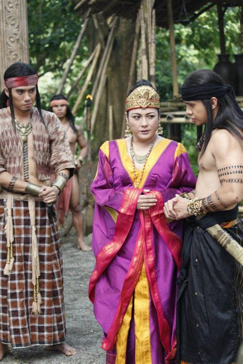 Several Ancient Filipino men from the Warrior class and a woman from