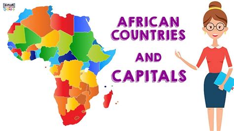 African Countries And Capitals Map World Map