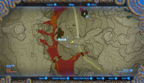 Goron City Breath Of The Wild Map Maps For You