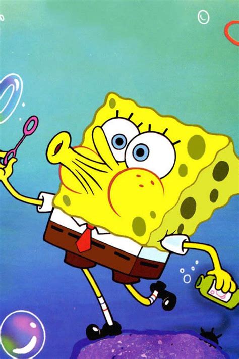 Blow Bubbles Spongebob Wallpaper Bubble Drawing Spongebob