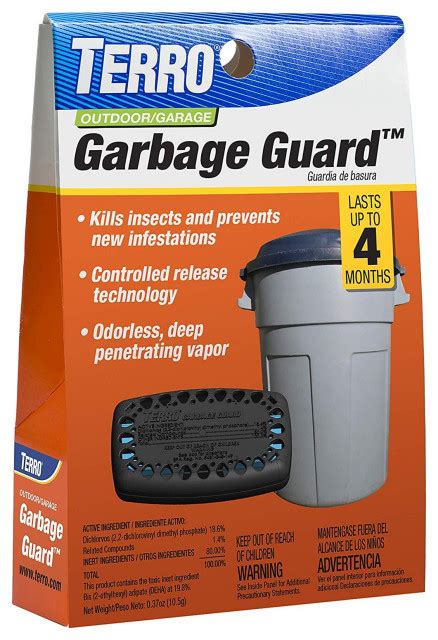 Terro T800 Garbage Guard Black Trash Cans By Toolbox Supply Houzz