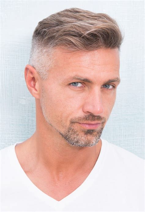 It is a medium haircut suitable for people with soft hair that can be. 15 Glorious Hairstyles for Men With Grey Hair (a.k.a ...