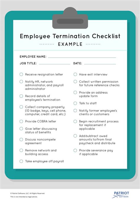 Employee Termination Checklist How To Stay Compliant Professional