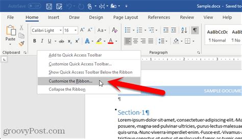 How To Enable The Developer Tab On The Microsoft Office Ribbon