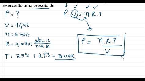 Formula Trabalho De Um Gas Ensino