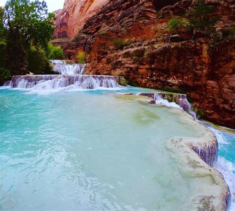 Beaver Falls Havasu Creek Havasupai Arizona Grand Canyon