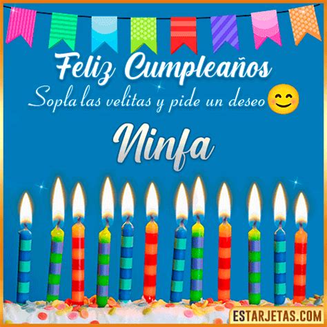 Feliz Cumpleaños Ninfa Imágenes  Tarjetas Y Mensajes