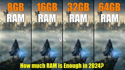 8gb Vs 16gb Vs 32gb Vs 64gb Ram Test In 7 Games How Much Ram Is