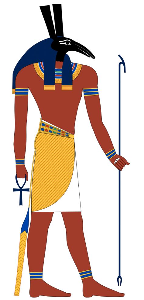 In egyptian mythology, while he did kill osiris and feud with horus, set wasn't necessarily outright evil; Seth: God of Chaos