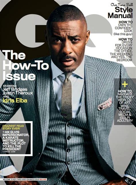 Idris Elba October 2013 Idris Elba Gq Men Gq Magazine Covers