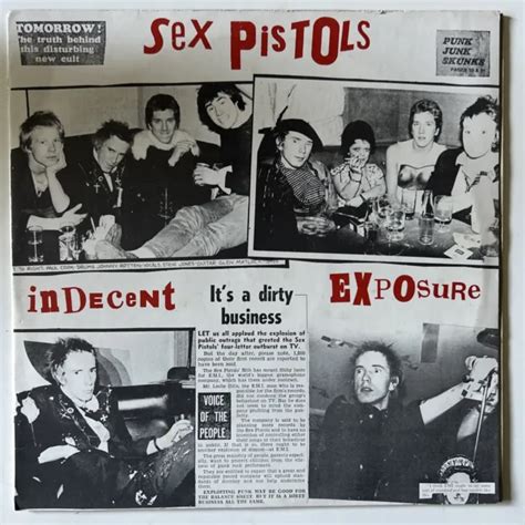 sex pistols indecent exposure not on label sex pistols 12 lp vg ex £49 99 picclick uk