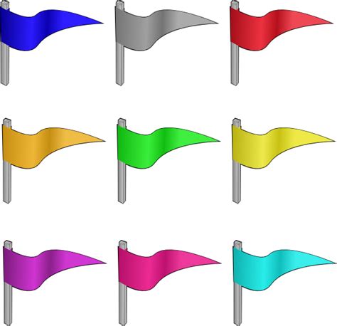 Flags Clip Art At Vector Clip Art Online Royalty Free