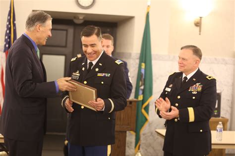 Washington National Guard Celebrated By Gov Inslee Legislature