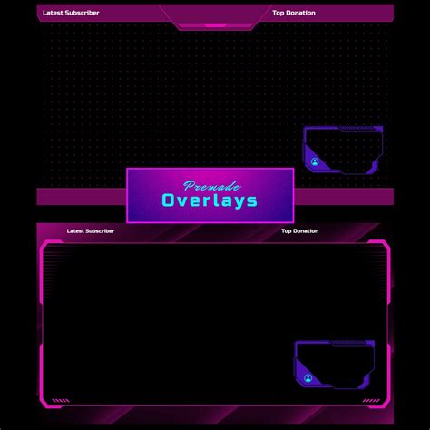 Image Result For Neon Pink Stream Overlay Fbd