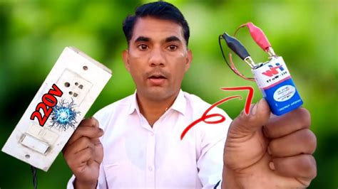 9v battery experiment how to charge 9v battery 9 volt battery charge kaise kare 9volt