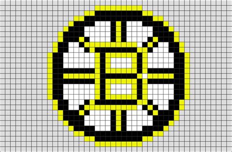 Boston Bruins Pixel Art Brik