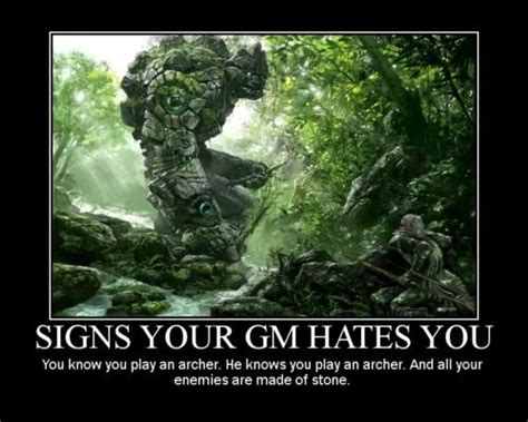 Signs Your GM Hates You Dnd Funny Dungeons And Dragons Memes Dragon