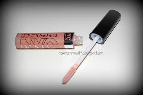 Temporary Waffle Nyc Color Liquid Lipshine Review