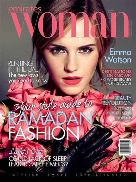 Emma Watson Features On The Cover Of Emirates Woman July 2013