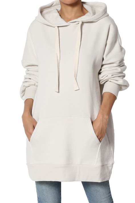 themogan themogan women s s~3x oversized fleece hoodie pocket hooded pullover tunic