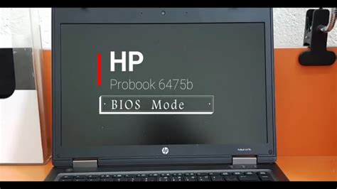 Hp Probook 6475b Notebook Bious Youtube