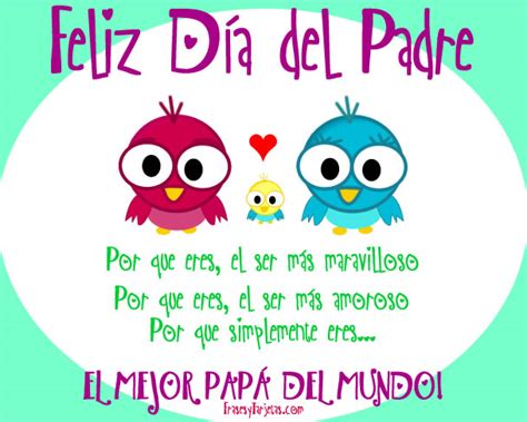 Comprensivo, alegre, fuerte, cariñoso… siempre cuidando de nosotros para que no nos falta nada, sigue ¡felicidades en tu día papá! Tarjeta - día del padre, "Pollitos Feliz día Papá" para ...