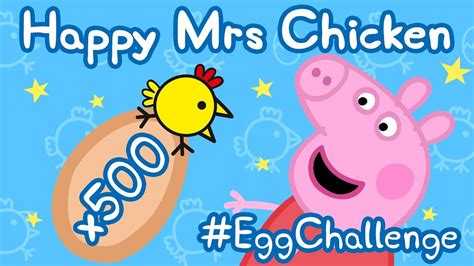🐤🐔 Happy Mrs Chicken Eggchallenge X500 Eggs 🐔🐤 Youtube