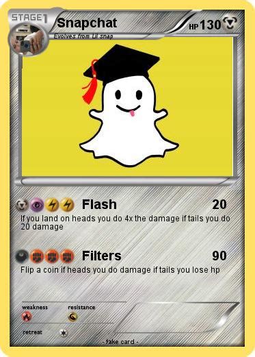 Pokémon Snapchat 11 11 Flash My Pokemon Card