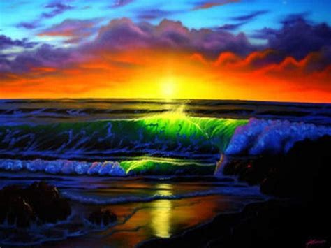 86 Sunset Ocean Rainbow Wallpapers