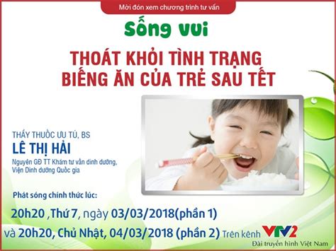 [Bác sĩ tư vấn] – Thoát khỏi tình trạng biếng ăn của trẻ ...