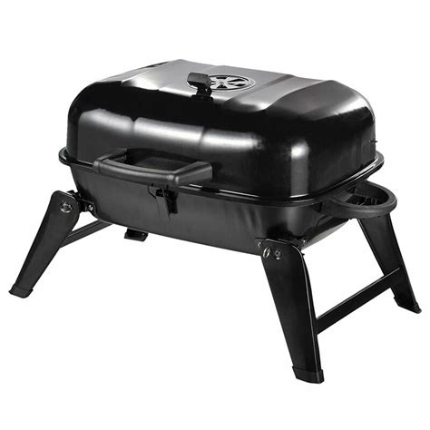 Whether it's a day on the beach or a camping trip, cook on the go with our portable gas, propane or charcoal bbqs and grills. Outsunny Portable Folding Outdoor Tabletop BBQ Kettle ...