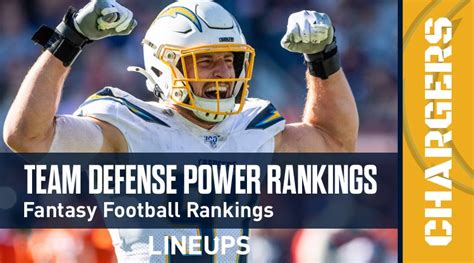 What pandemic?whereas other leagues ground to a halt, considered voiding their. Team Defense Fantasy Football Power Rankings: Buffalo ...