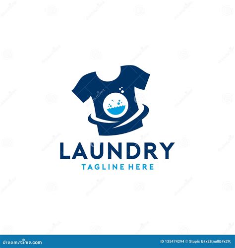 Creative Laundry Logo Vector Art Logo Stock Illustration Illustration