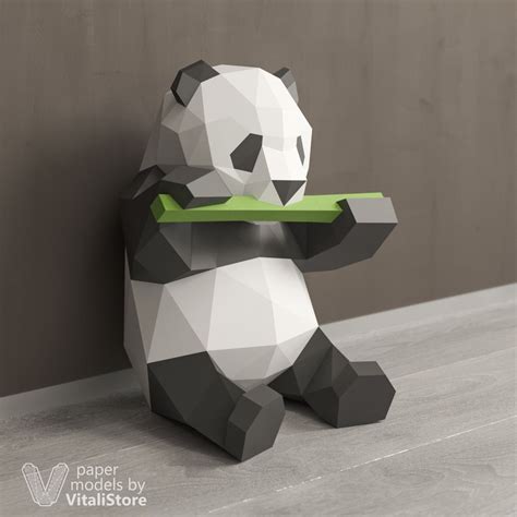 9 Best Of Low Poly Panda 3d Model Grand Mockup