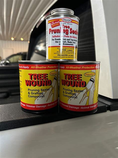 New 3 Pack Lot Tanglefoot Tree Wound Pruning Sealer And Grafting Compound