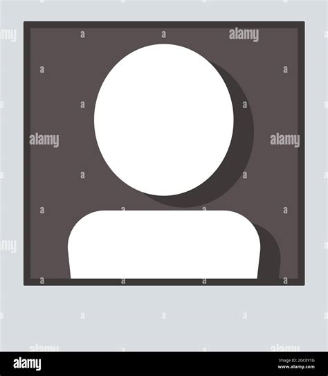 Blank Placeholder Image For Profile Photo In Vector Icon Stock Vector