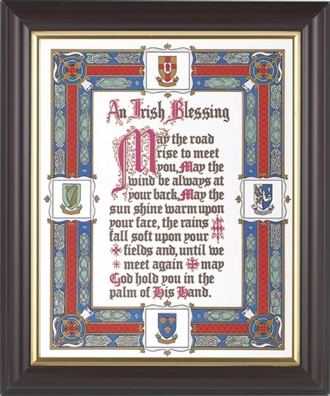 133 Frame An Irish Blessing 8x10 Framed Print Under Glass