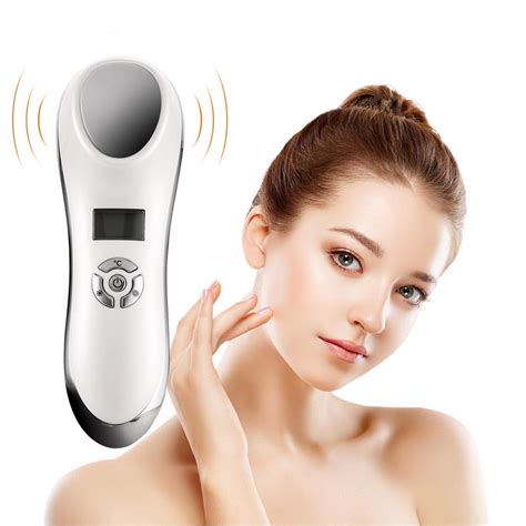Portable Handheld Ultrasonic Electric Ion Facial Massager Rechargeable Gcom Ebay