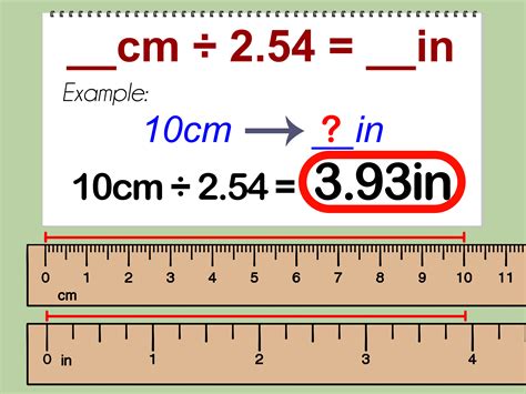 Cm To Inches Cm To In Centimeters To Inches Conversion