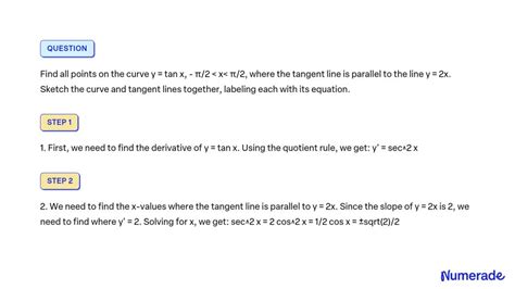 SOLVED Find all points on the curve y tan x π