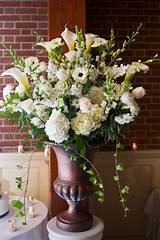 Flower Arrangement With Calla Lilies and Anemones