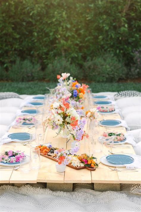 Bright Wildflower Bridal Shower With Crate And Barrel Crate And Barrel