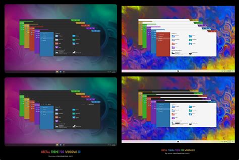 Obetal Dark And Light Theme For Windows 10 Cleodesktop