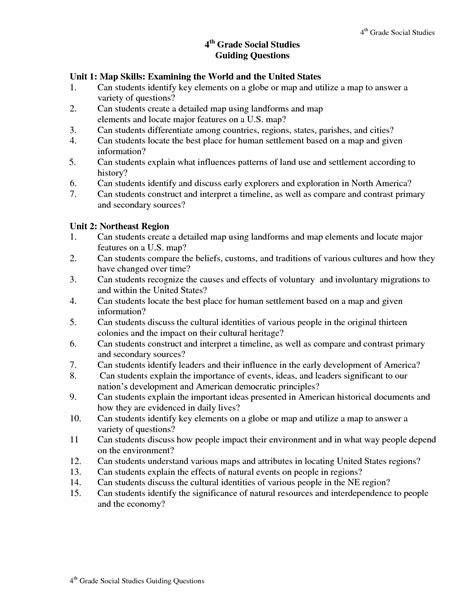 The social studies curriculum is inclusive of various other disciplines such as history both parents and teachers will find these free and printable 4th grade social studies worksheets a great boon. 17 Best Images of 8 Grade Social Studies Worksheets - Free Printable Social Studies Worksheets ...